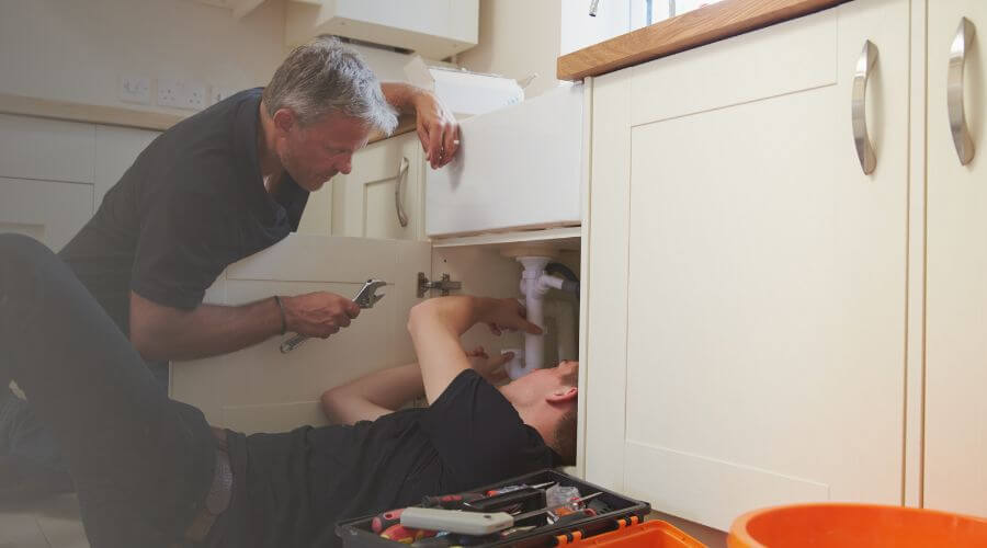 Professional burst pipe repair services in Rhodes, IA
